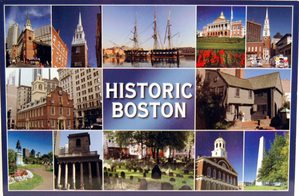 Historic Boston Postcard