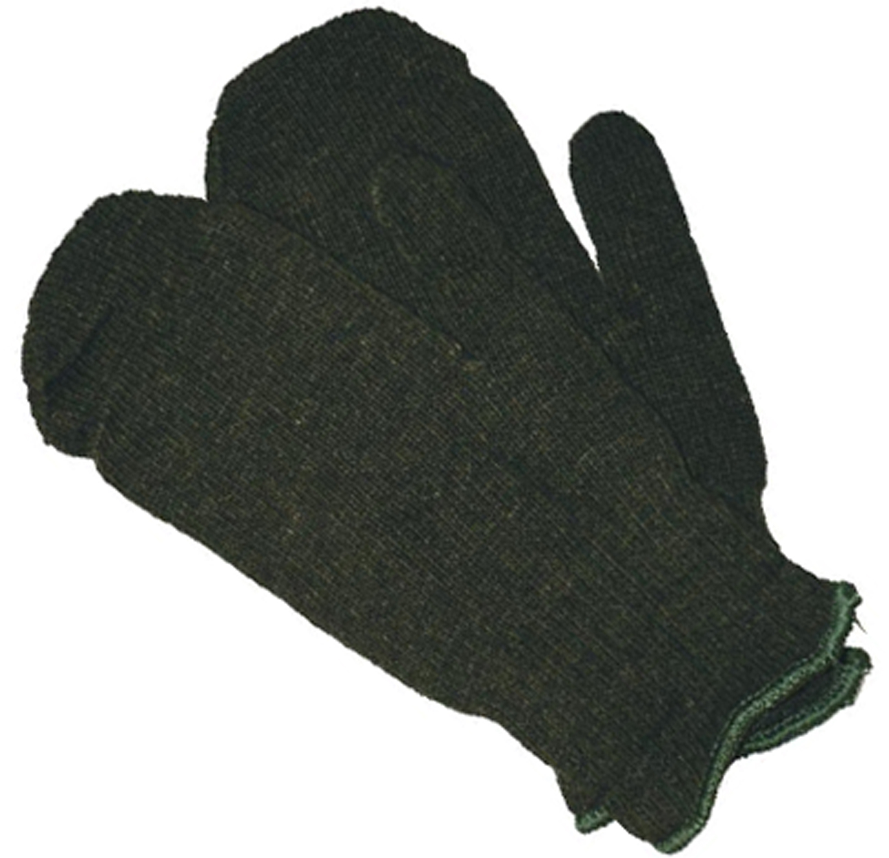 FBC3750 Green Ragg Wool Mitten/Liner