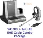 Plantronics Savi Office WO200 + Cisco APC-40 EHS Cable Combo Package Plantronics Savi Office WO200 + Cisco APC-40 EHS Cable Combo Package