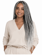 Foxy Silver Afrelle Fiber 3X Pre-Stretched 52" Braid