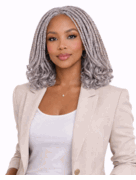 Foxy Silver French Curl 14" 3x Braid