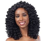 Freetress Equal Lace Deep Invisible L Part Wand Curl Collection Lace Front Wig BUBBLE WAND