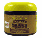 Jamican Mango & Lime BLACK CASTOR OIL Skin & Hair Butter 6oz