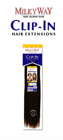 milky way clip in hair extensions