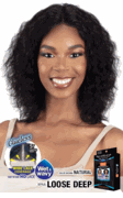 Model Model Dream Weaver 100% Human Hair HD Lace Wig Wet & Wavy Loose Deep