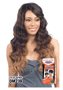 Model Model Equal Deep Invisible Diagonal Part Lace Wig Peruvian Natural Wave