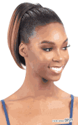 Model Model Miss Divine Human Hair Mastermix Drawstring Ponytail YAKY FLIP IN 