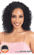 Model Model NUDE Brazilian Natural 100% Human Hair Drawstring Fullcap Deep Curl 16"