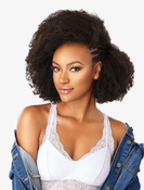 Sensationnel 100% Human Hair Textured Clip-In Curls Kinks & CO HH 4C CLIQUE 18"