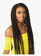 Sensationnel Cloud 9 Swiss HD Lace Wig 4X4 Lace Parting 100% Hand-Braided Lace Wig Box Braid X-Large 36" (NEW!!!)