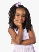 Sensationnel lulu mini Kids Fully Folded Crochet Braid 2X Candy Twist 8"