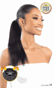 Shake N Go Secret Pocket Pony pro -100% Human Hair HH STRAIGHT 18"