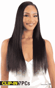 Shake N Go Glossy 100% Virgin Remy Hair CLIP-IN 7PCs Straight 18"