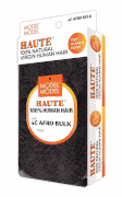 Model Model HAUTE 100% NATURAL VIRGIN HUMAN HAIR 4C AFRO BULK 16"