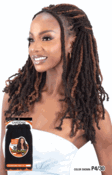 MODEL MODEL GLANCE 4X Afro Kinky Twist  BRAID 16"
