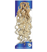 Foxy Silver Boho Wavy Box 14"