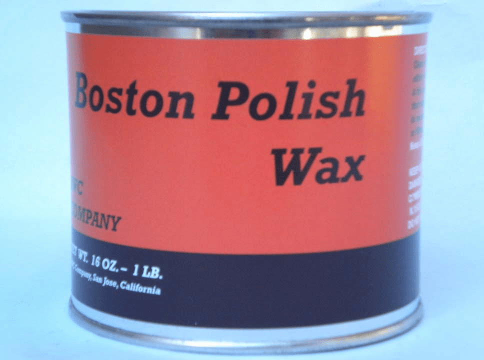 Boston Polish Amber Paste Wax, 16 oz. Can