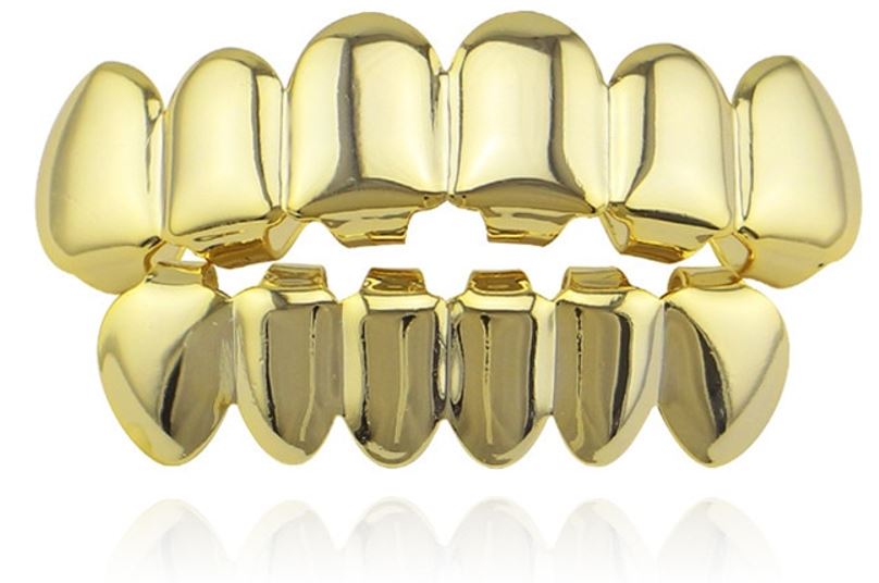 Custom Gold Grillz Set Cheapest Online Prices at Big Dawgs Bling