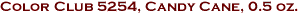 Color Club 5254, Candy Cane, 0.5 oz.