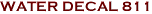 WATER DECAL 811