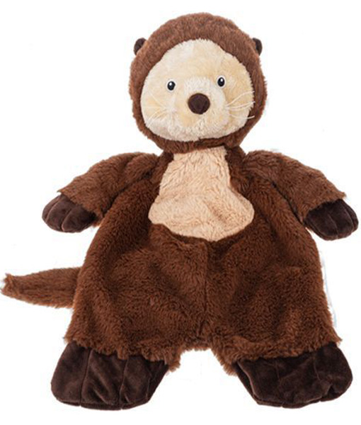 Baby Ganz FlatAPat Sea Otter Blanket 18" Hearts Desire Gifts