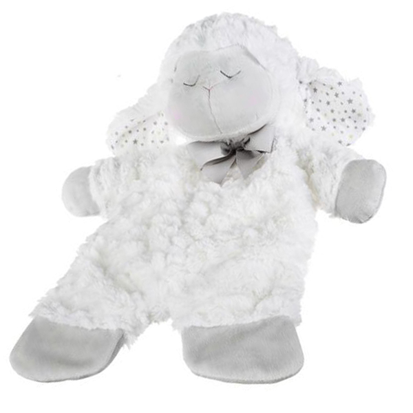 Baby Ganz FlatAPat Sleepy Sheep Blanket 18" Hearts Desire Gifts