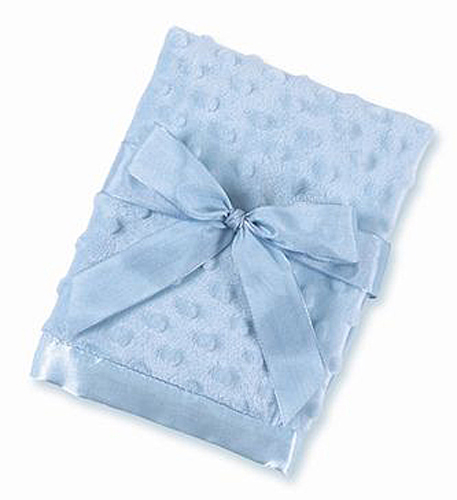 Bearington Baby Dottie Blanket - Blue