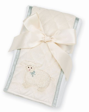 Bearington Baby Little Lamby Burp Cloth