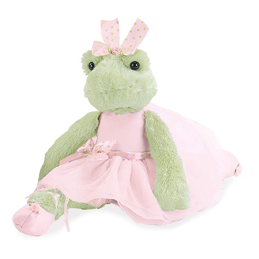Bearington Collection Juliette Pirouette Ballerina Frog 15"