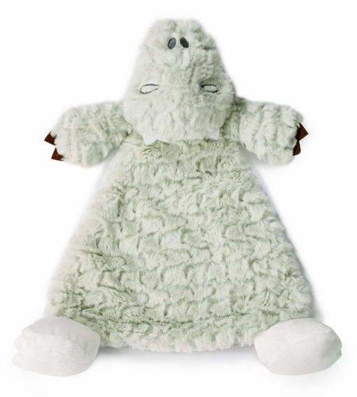 DEMDACO Baby Arnie Alligator Rattle Cozie Blankie