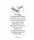 Enesco Dept 56 Acrylic Dragonfly Ornament - Live Happy - Green/Amber