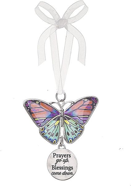Ganz Blissful Journey Butterfly Ornament - Prayers go up