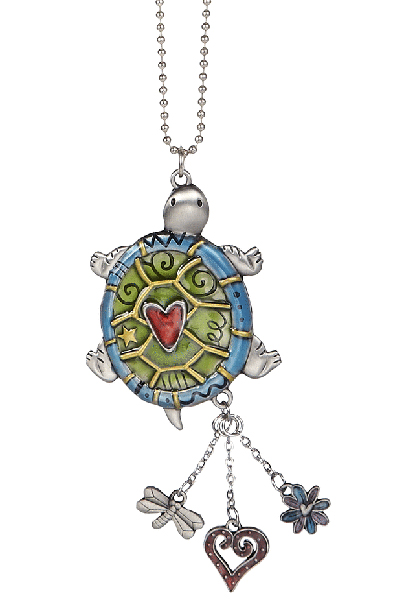 Ganz Car Charms - Color Art Turtle