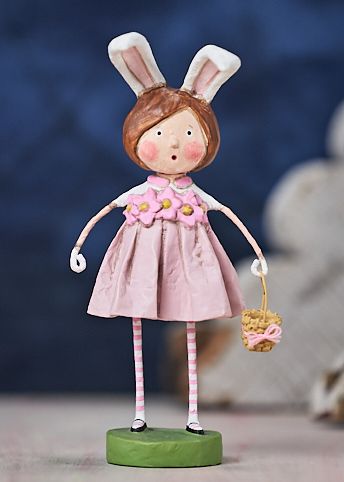 Lori Mitchell Bunny Williams Easter Figurine 6"