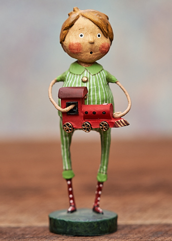 Lori Mitchell Choo Choo MaGoo Christmas Figurine
