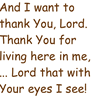 And I Want to Thank You (Free and Easy, Congregation)