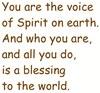 Blessing to the World (Free and Easy SATB) (UWM)