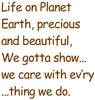 Earth! You Gotta Take Care of Her (Free and Easy SB Duet) (UWM) (LS)