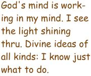 God's Mind Is Working in My Mind (Up Tempo, Congregation) God's Mind Is Working in My Mind (Up Tempo, Congregation)