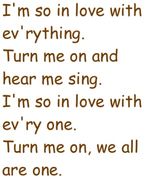 I'm So in Love (La La) (Free and Easy, Congregation)