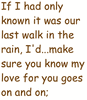 If I Had Only Known (Contemplative Solo)