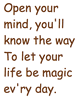 Life Is Magic (Up Tempo Solo) (UWM)