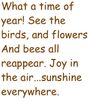 Look Around, Its Springtime (Jazzy, Congregation) (UWM)