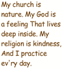 My Religion is Kindness (Rock 'n Roll Solo)