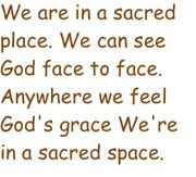 Sacred Space (Contemplative, Congregation) (UWM) Sacred Space (Contemplative, Congregation) (UWM)