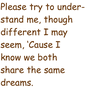 Same Dreams (Rock Solo)