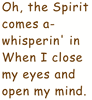 Spirit Comes Whisperin' In (Up Tempo SATB)