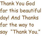 Thank You God! (Up Tempo, Congregation)