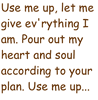 Use Me Up (Contemplative Solo)