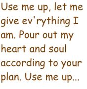 Use Me Up (Contemplative Solo) Use Me Up (Contemplative Solo)